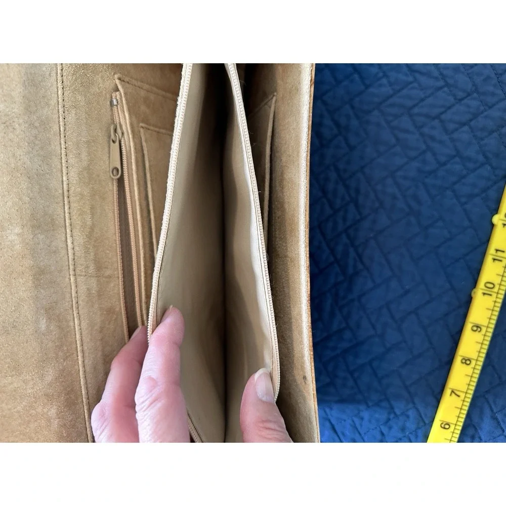 Fold over Vintage bag made with real ostrich skin From South Africa Gold Accents